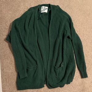 Hollister Women's Deep Green Cardigan